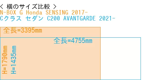 #N-BOX G Honda SENSING 2017- + Cクラス セダン C200 AVANTGARDE 2021-